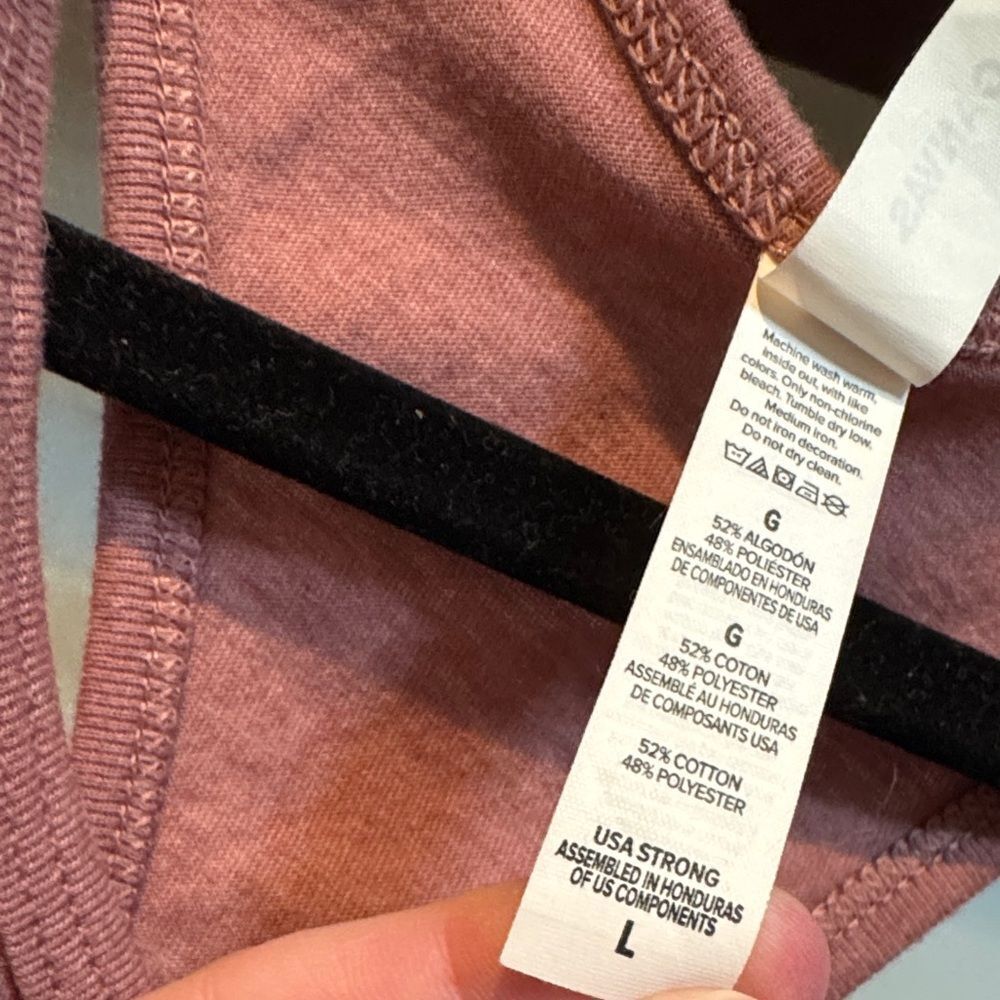 Pink Razorback Tank Top Size: L - Picture 2 of 5